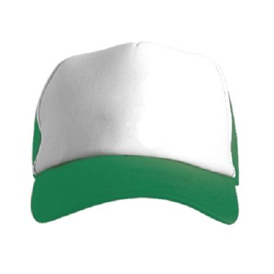 Цвет Зеленый+белый, Кепки-тракеры - PrintSalon
