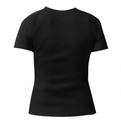 Цвет Черный, Женские футболки премиум - PrintSalon