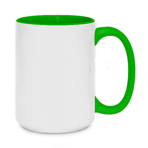Чашка двухцветная 420ml Keep calm and by bitcoin
