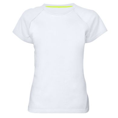 Цвет Белый, Женские футболки для спорта - PrintSalon
