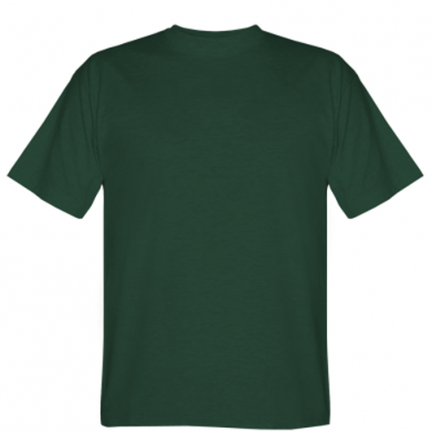 Цвет Темно-зеленый, Мужские футболки - PrintSalon
