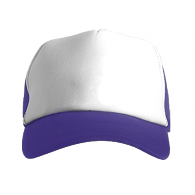 Колір Фіолетовий+білий, Кепки-тракери - PrintSalon