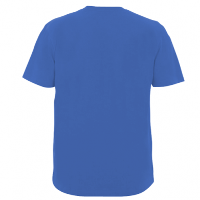 Цвет Синий, Мужские футболки с V-образным вырезом - PrintSalon