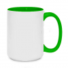 Чашка двухцветная 420ml Keep calm and by bitcoin