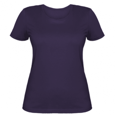 Цвет Фиолетовый, Женские футболки - PrintSalon