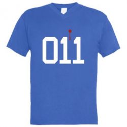 Чоловіча футболка з V-подібним вирізом 011 - PrintSalon