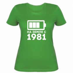 Жіноча футболка 1981