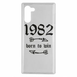 Чехол для Samsung Note 10 1982 Born to win - PrintSalon