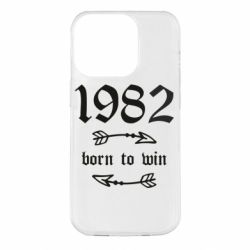 Чехол для iPhone 14 Pro 1982 Born to win - PrintSalon