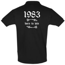 Чоловіче поло 1983 Born to win - PrintSalon