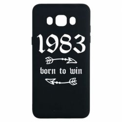 Чехол для Samsung J7 2016 1983 Born to win-PrintSalon Чехол для Samsung J7 2016 1983 Born to win