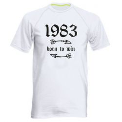 Мужская футболка для спорта 1983 Born to win