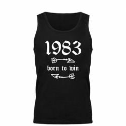 Майка чоловіча 1983 Born to win - PrintSalon