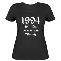 Женская футболка 1994 Born to win - PrintSalon