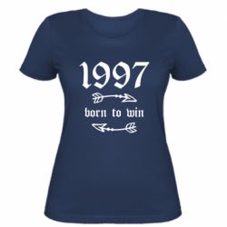 Жіноча футболка 1997 Born to win - PrintSalon