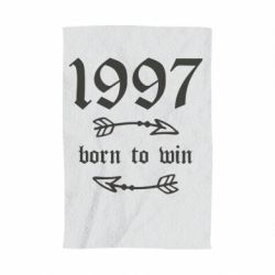 Рушник з принтом 1997 Born to win - PrintSalon