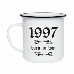 Кружка эмалированная 1997 Born to win