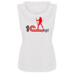 Женская майка 1Cupergirl - PrintSalon