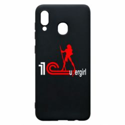 Чехол для Samsung A20 1Cupergirl - PrintSalon