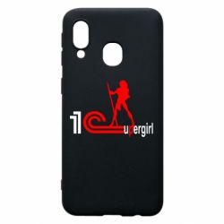 Чехол для Samsung A40 1Cupergirl - PrintSalon
