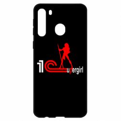 Чехол для Samsung A21 1Cupergirl - PrintSalon