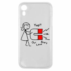 Чехол для iPhone XR 2302Our love story2 - PrintSalon