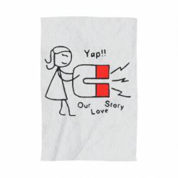 Полотенце с принтом 2302Our love story2 - PrintSalon