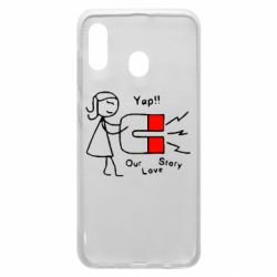 Чехол для Samsung A20 2302Our love story2 - PrintSalon