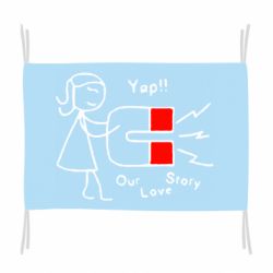 Флаг 2302Our love story2