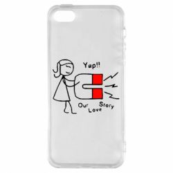 Чехол для iPhone5/5S/SE 2302Our love story2 - PrintSalon