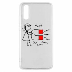 Чехол для Huawei P20 2302Our love story2 - PrintSalon