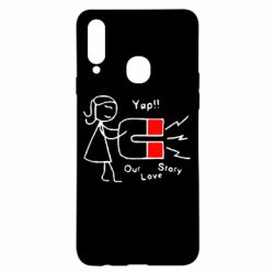 Чехол для Samsung A20s 2302Our love story2 - PrintSalon