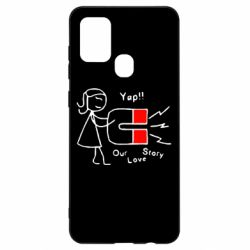 Чехол для Samsung A21s 2302Our love story2 - PrintSalon