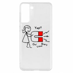 Чехол для Samsung S21+ 2302Our love story2 - PrintSalon