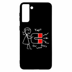 Чехол для Samsung S21 Ultra 2302Our love story2 - PrintSalon