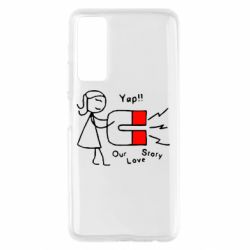 Чехол для Huawei P Smart 2021 2302Our love story2 - PrintSalon