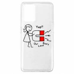 Чехол для Oppo A74 4G 2302Our love story2 - PrintSalon