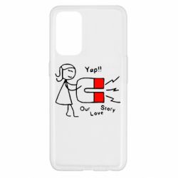 Чехол для Oppo Reno 5 4G 2302Our love story2 - PrintSalon
