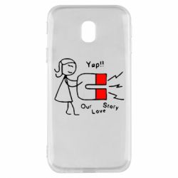 Чехол для Samsung J3 2017 2302Our love story2 - PrintSalon