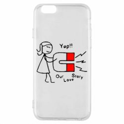 Чехол для iPhone 6/6S 2302Our love story2 - PrintSalon