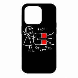 Чехол для iPhone 14 Pro 2302Our love story2 - PrintSalon