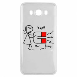 Чехол для Samsung J7 2016 2302Our love story2 - PrintSalon