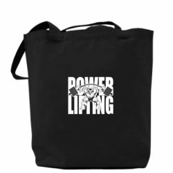 Эко-сумка Powerlifting logo - PrintSalon