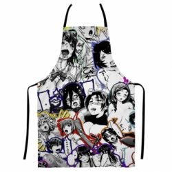 Фартух з 3D принтом Ahegao anime characters manga - PrintSalon