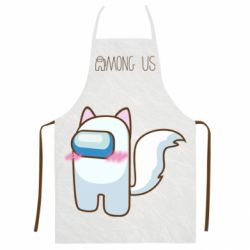 Фартух з 3D принтом Among us cute cat - PrintSalon