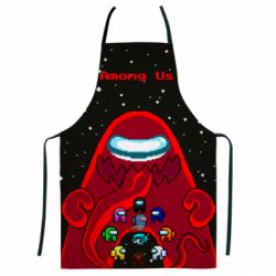 Фартух з 3D принтом Among us pixels - PrintSalon