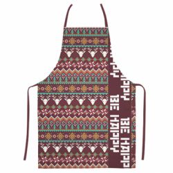 Фартух з 3D принтом Be Happy - Deers Pattern - PrintSalon