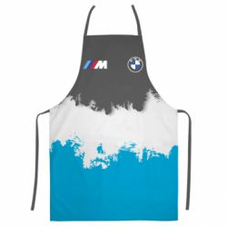 Фартук с 3D принтом BMW logo and gray background - PrintSalon