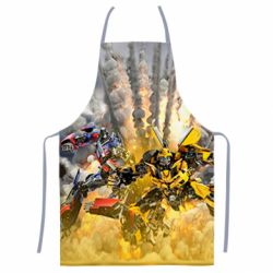 Фартух з 3D принтом Bumblebee and Optimus Prime - PrintSalon