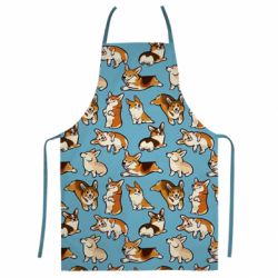 Фартух з 3D принтом Cute Corgis - PrintSalon